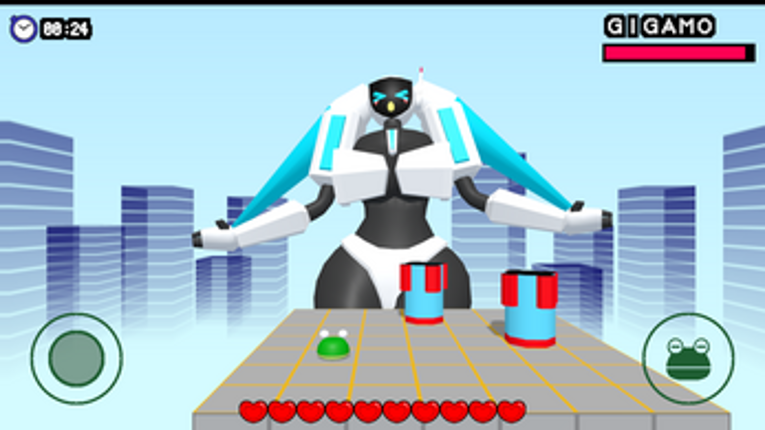 Frog vs Giant robot Girl screenshot