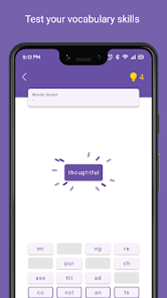 Quartiles screenshot