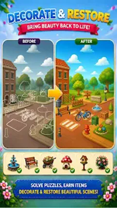 Trace & Place: Sticker Puzzle Image