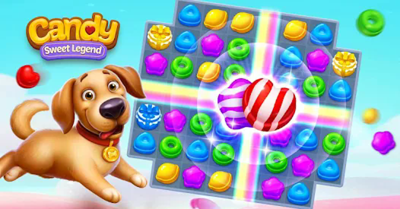 Candy Sweet Legend - Match 3 screenshot