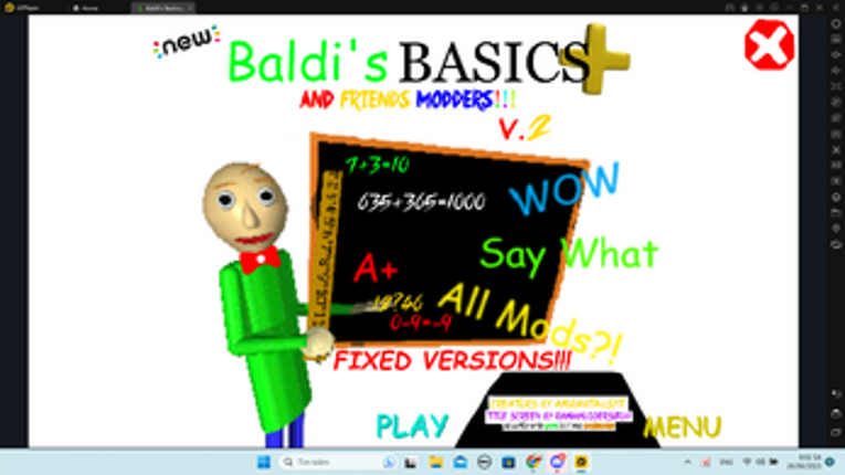 New Baldi's Basics And Friends Modder Android screenshot