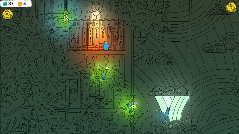Hidden Capybaras with Orange in the Whimsical Library screenshot