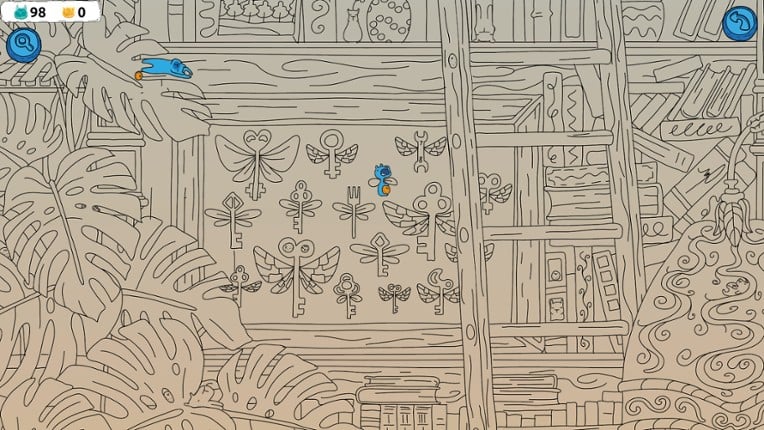 Hidden Capybaras with Orange in the Whimsical Library screenshot