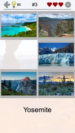 National Parks of the US: Quiz screenshot