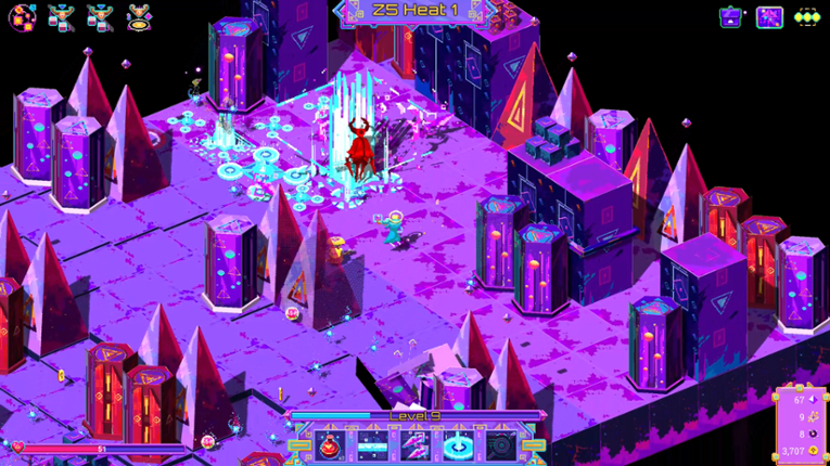 Neon Spellstorm screenshot