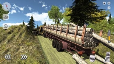 Offroad Cargo Truck Hill Drive Image