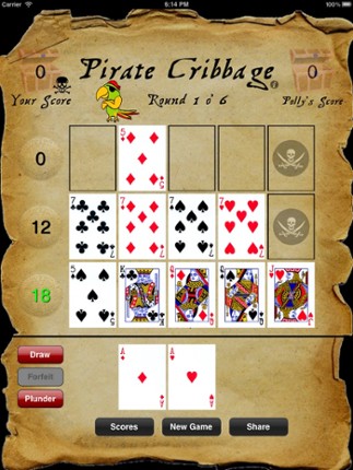 Pirate Cribbage screenshot