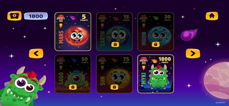 Rocket Go Destroy the Meteors Image