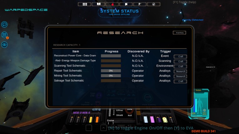WarpedSpace screenshot