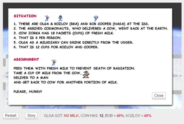 A Milkmaid At The ISS screenshot