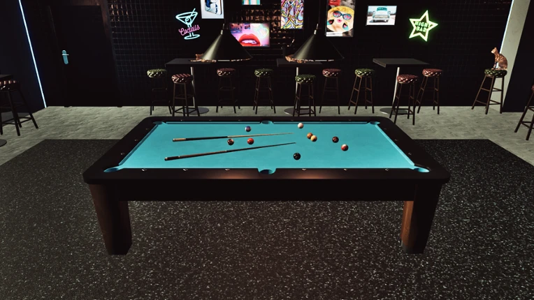 Billiard Cat Image