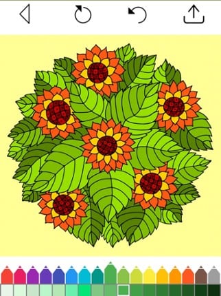 Flower Coloring Book Games screenshot