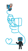 Skibydi Rush - Draw to Toilet Image