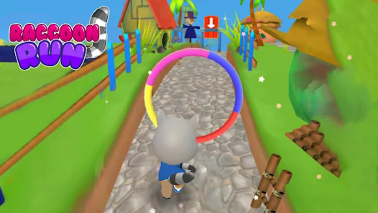 Raccoon Fun Run: Running Games screenshot