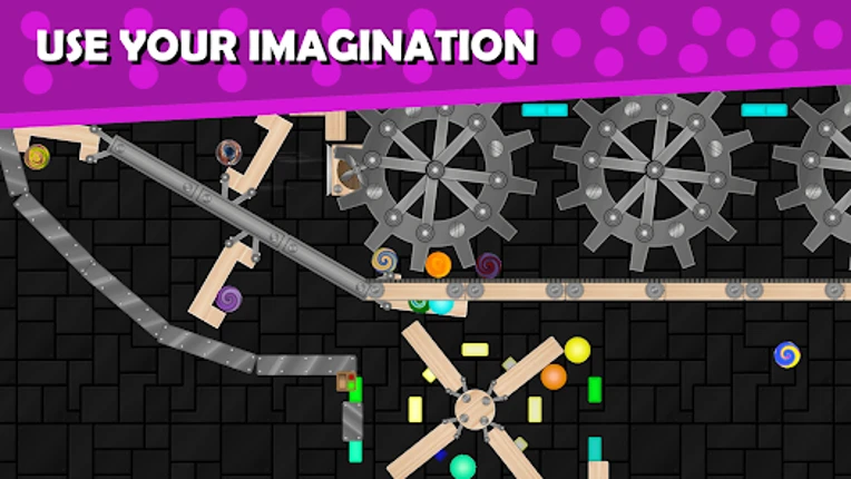 Sandbox 2D: Marble Run screenshot