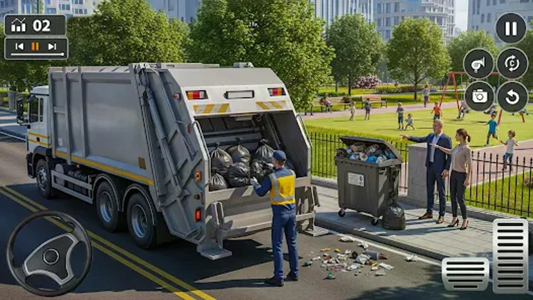 City Garbage Trash Truck Game screenshot