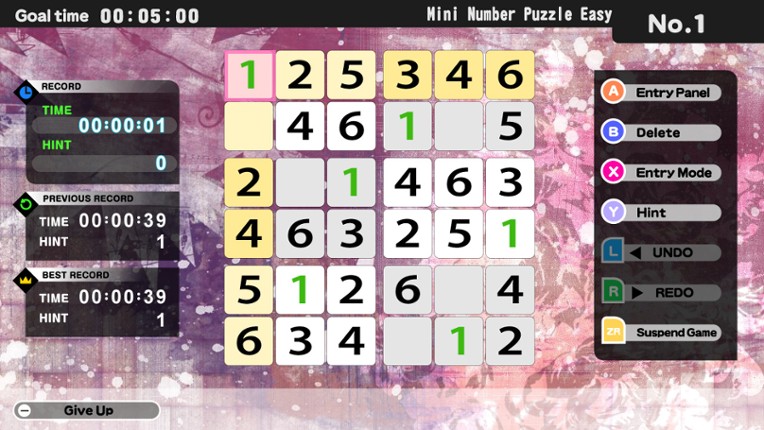 The Number Puzzle screenshot