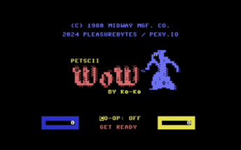 PETSCII Wizard of Wor C64 version Image