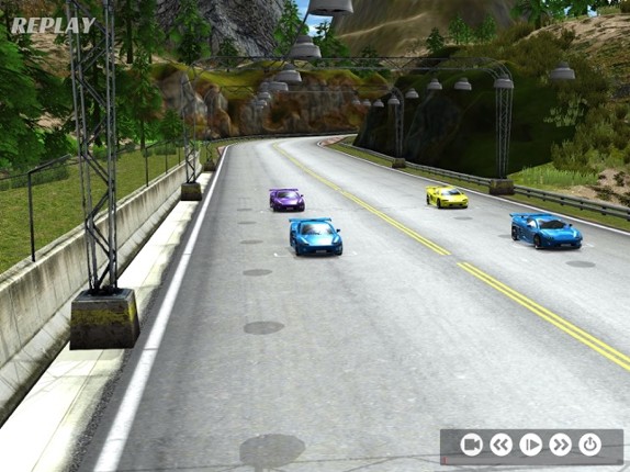 Sports Cars Racing Winter screenshot