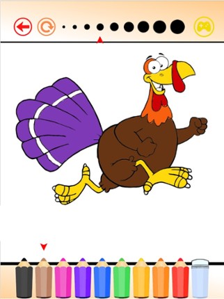 Turkey &amp; Chicken Evolution - Coloring book for me screenshot