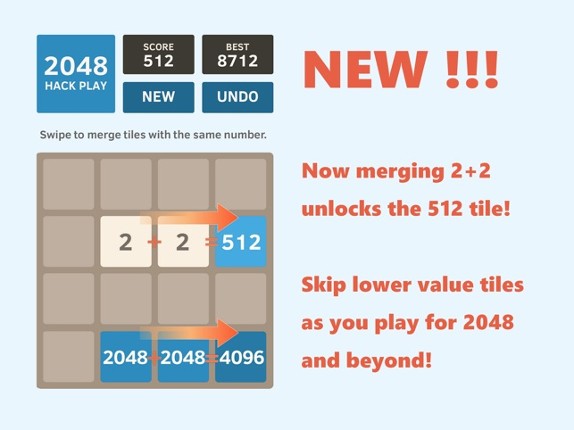 2048 Hack Play screenshot