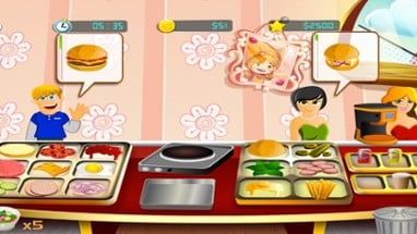 Burger Cooking Fever: Food Court Chef Game Image