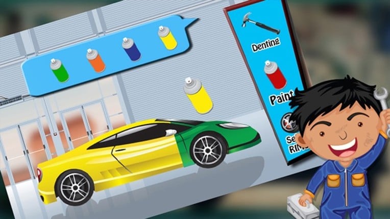 Car Factory &amp; Repair Shop - Build your car &amp; fix it in this custom car wash &amp; design salon game screenshot