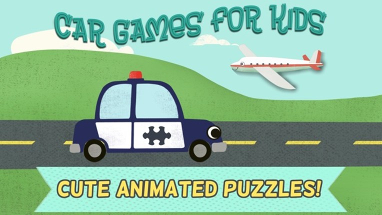 Car Games for Kids: Fun Cartoon Jigsaw Puzzles HD screenshot