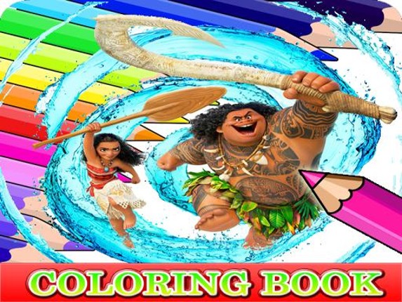Coloring Book for Moana Image