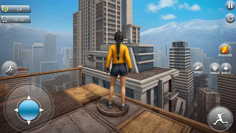 Only Up Sky Rooftop Parkour 3D Image