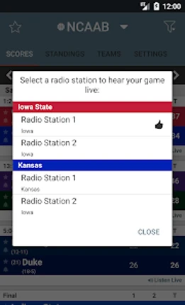 College Basketball Radio screenshot