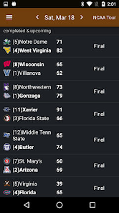 Sports Alerts- NCAA Basketball screenshot