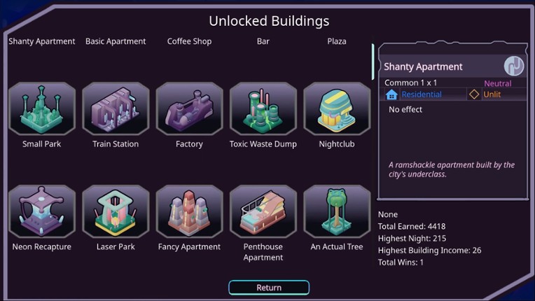 Neongarten screenshot