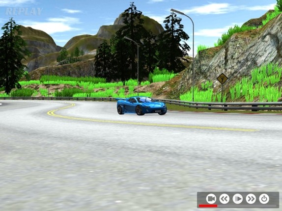 Sports Cars Racing Winter screenshot