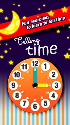 Telling Time for Kids - Game to Learn to Tell Time easily screenshot