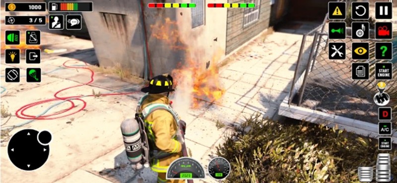 US Firefighter Truck Driving screenshot