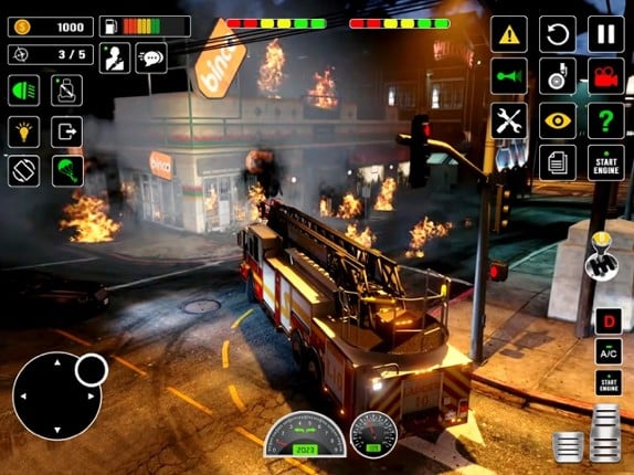 US Firefighter Truck Driving screenshot