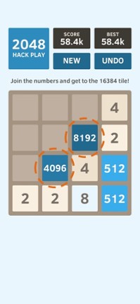 2048 Hack Play screenshot