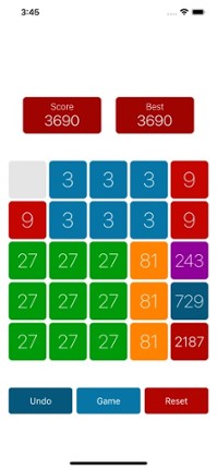 2187 Puzzle Game screenshot