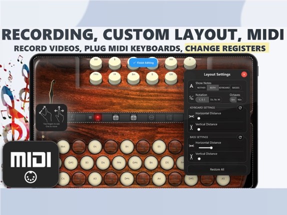 Accordion Diatonic Melodeon Image