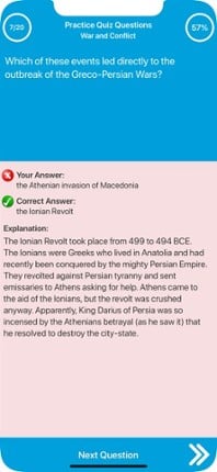 Ancient Greece History Quiz screenshot