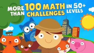 Animal Math Kindergarten Image