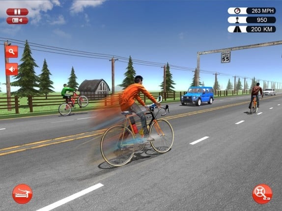 Bicycle City Rider: Endless Highway Racer Image