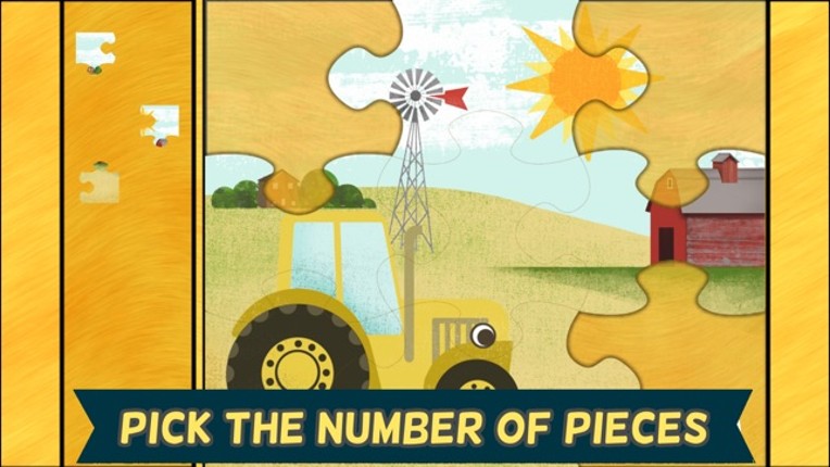 Car Games for Kids: Fun Cartoon Jigsaw Puzzles HD screenshot