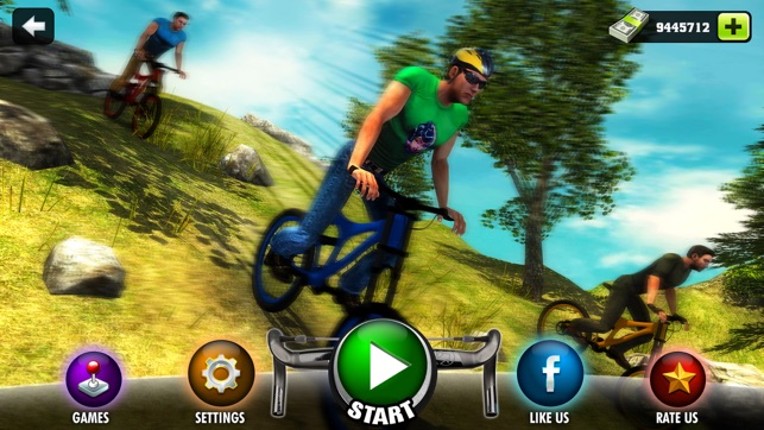 Crazy Off road Mountain Bicycle Rider Simulator 3D Image