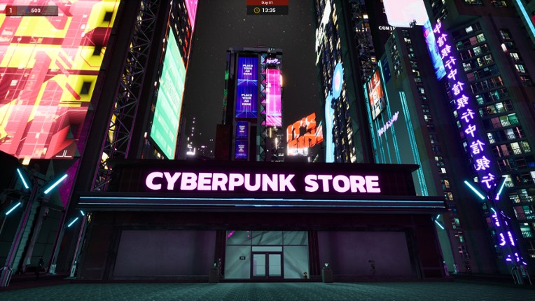 Cyberpunk Store Simulator screenshot