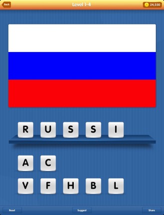 Flagomania - fascinating game with flags and their countries. Flags of countries from all around the world in the one application screenshot
