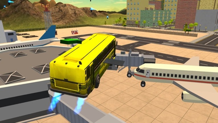 Flying Bus Driving Simulator - Racing Jet Bus Airborne Fever screenshot