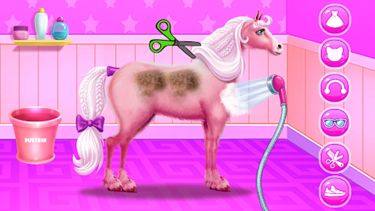 Princess Horse Caring Image