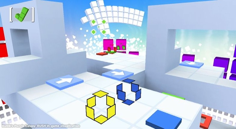 Rubik's Puzzle Galaxy: Rush screenshot